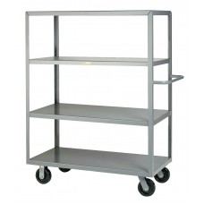 Little Giant Multi-Shelf Truck 4M-2436-6PH, 24 x 36 with 4 Flush Shelves