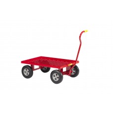 Little Giant Perforated Steel Deck Wagon Truck LWP-2436-10 Solid Rubber Wheels 24 x 36
