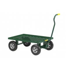 Little Giant Nursery Wagon LWP-2436-10-G- Perforated Steel Deck Solid Rubber Wheels 24 x 36