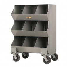 Little Giant Mobile Storage Bins MS3-1532-6PH, 9 Openings