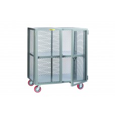 Little Giant Heavy-Duty Mobile Storage Locker SC-A-2448-6PPY Adjustable Center Shelf 24 x 48