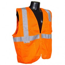 Radians SV2ZOM Class 2 Safety Vest (Mesh) Hi-Viz Orange, 2XL