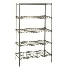 Quantum WR54-1236P-5 Wire Shelving (5 Shelf) 12" x 36" x 54" - Proform