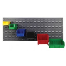 Quantum Bin Panel - QLP-4819 (48"W x 19"H Louvered Panel) Bins Not Included