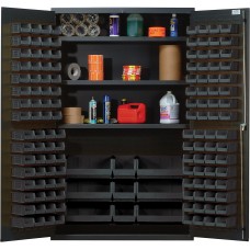 Quantum 48? Wide Bin Cabinet - Black