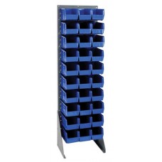 Quantum Bin Rack Single Sided Free Standing QSS-1866H (18" x 66") Bins Not Included